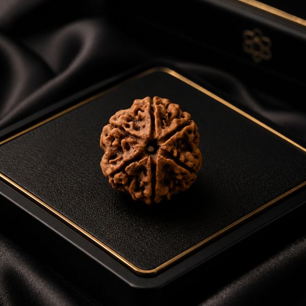 6 Mukhi Nepali Rudraksha (Six Faced) – Natural & Authentic