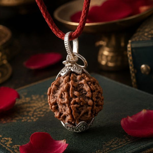 7 Mukhi Nepali Rudraksha (Seven Faced) - Natural & Authentic