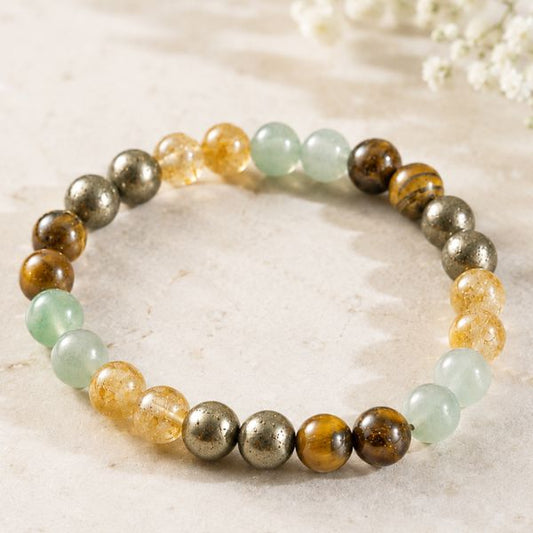 Money Magnet Crystal Bracelet – Natural Multi-Stone Bracelet