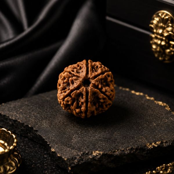 6 Mukhi Nepali Rudraksha (Six Faced) – Natural & Authentic