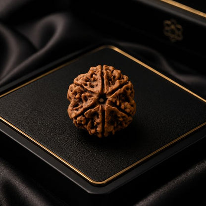 6 Mukhi Nepali Rudraksha (Six Faced) – Natural & Authentic