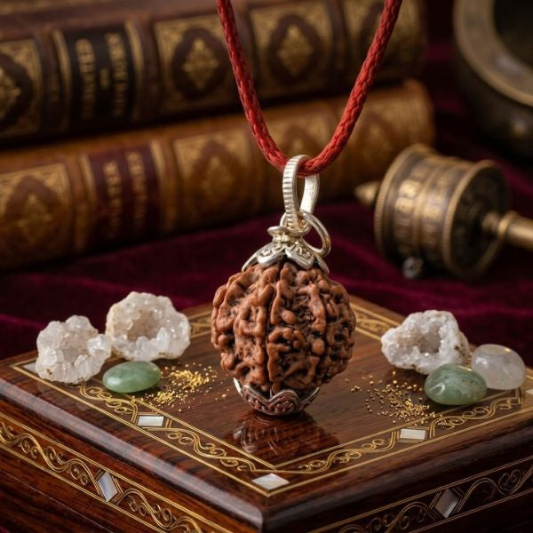 7 Mukhi Nepali Rudraksha (Seven Faced) - Natural & Authentic