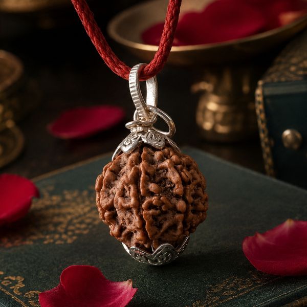 7 Mukhi Nepali Rudraksha (Seven Faced) - Natural & Authentic